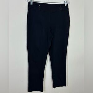 J M Collection sz med rayon blend dress pant. Pull on. Rich black. Excellent